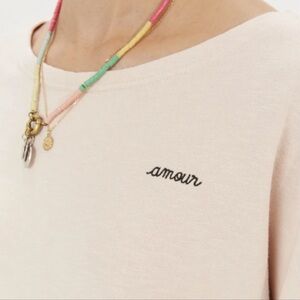 Maison Labiche Amour Pullover Sweatshirt Sz XXS
